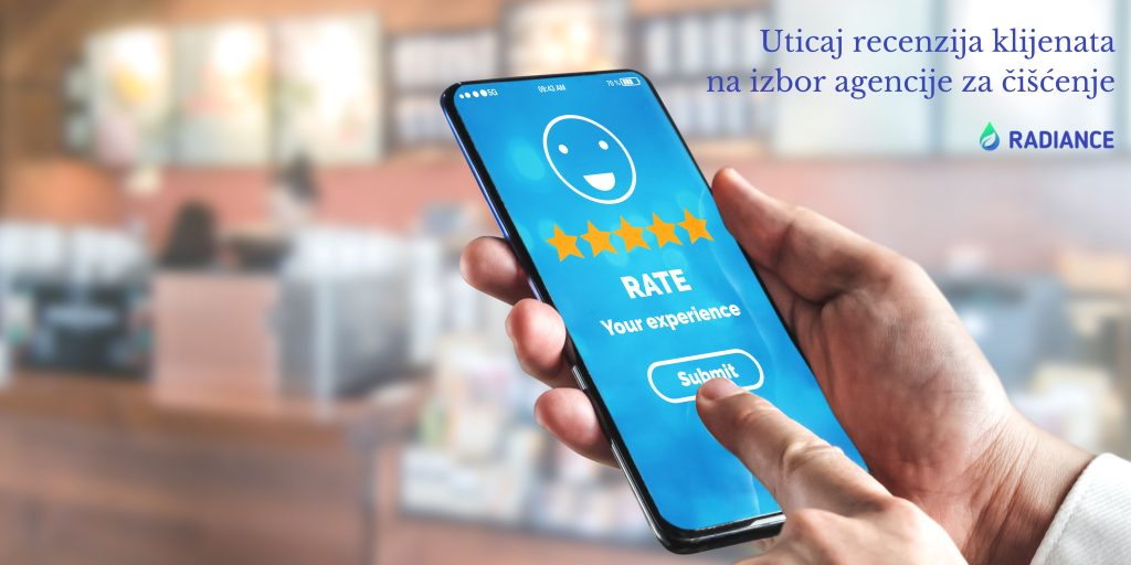 Uticaj recenzija klijenata na izbor agencije za čišćenje