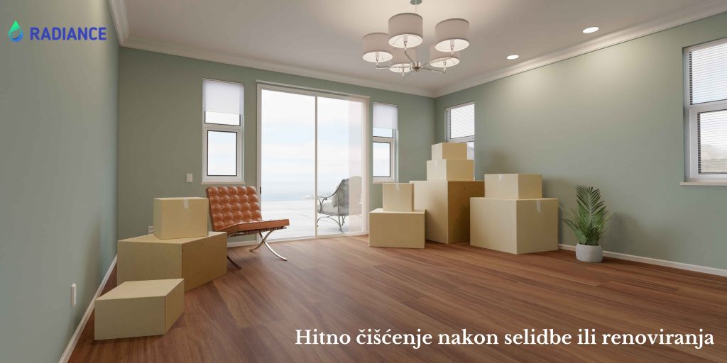 Hitno čišćenje nakon selidbe ili renoviranja: brzo rešenje za vraćanje poslovnog prostora u funkciju
